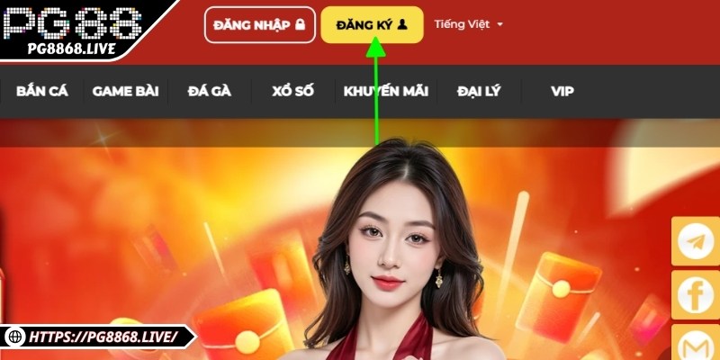 Tạo tài khoản nhanh chóng để truy cập kho game và dịch vụ